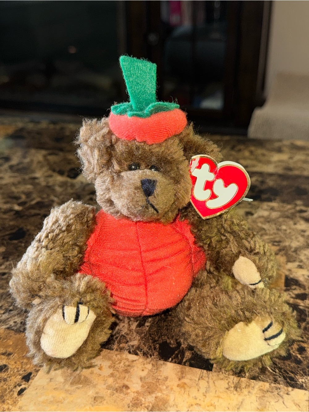 🎃 Ty Attic Treasures Peter Pumpkin Bear Halloween Plush